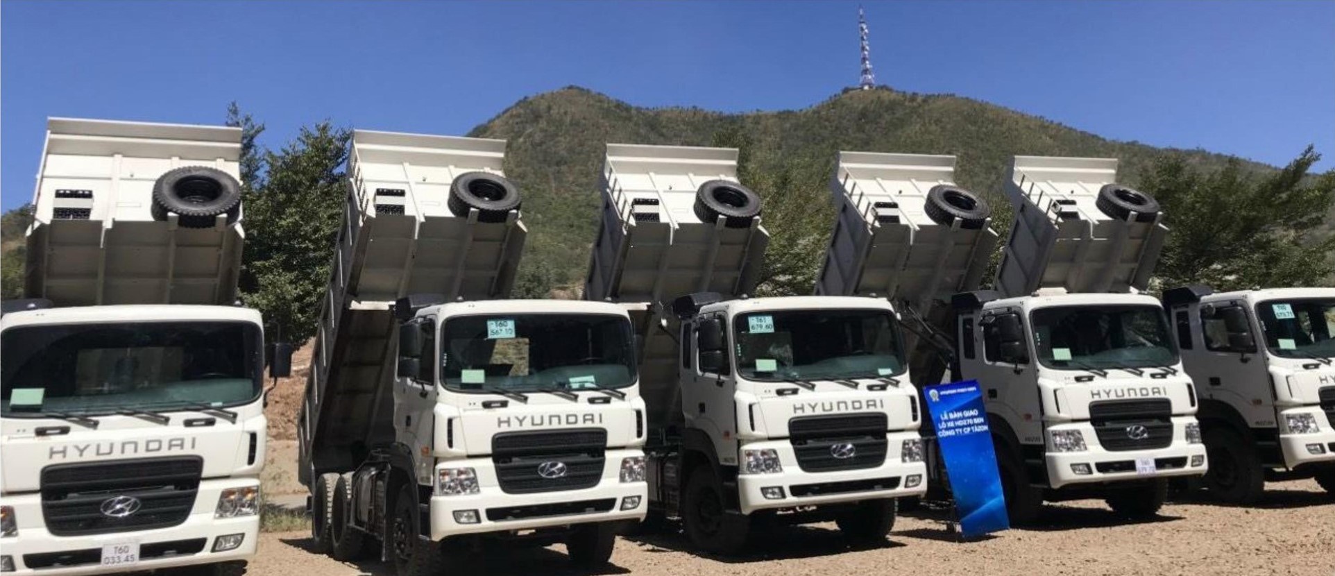 Lễ Bàn Giao Lô 10 Xe Ben Hyundai Hd270