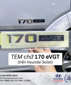 Tem Chữ 170 Evgt Trên Hyundai Solati