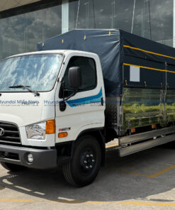 Xe tải Hyundai New Mighty W11SL thùng mui bạt 7 tấn thùng dài 5m8