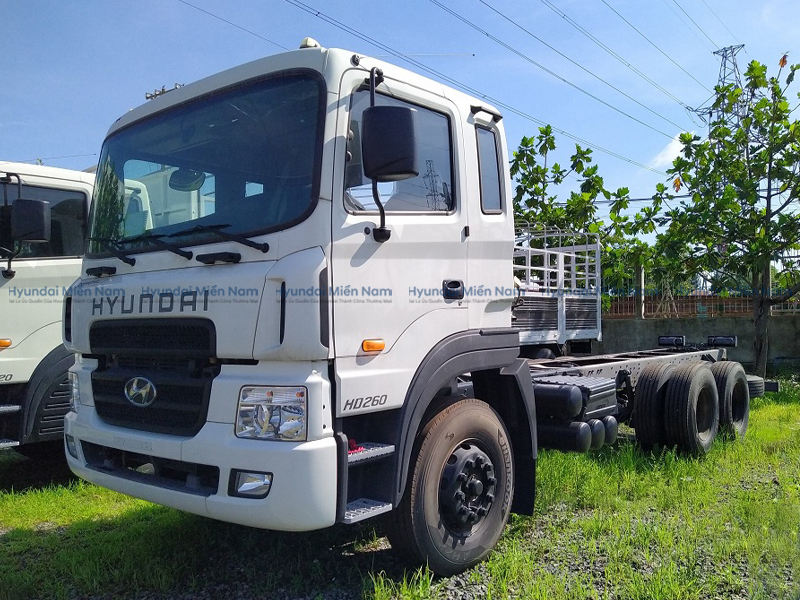 Xe Tải 3 Chân Hyundai Hd260 Chassis