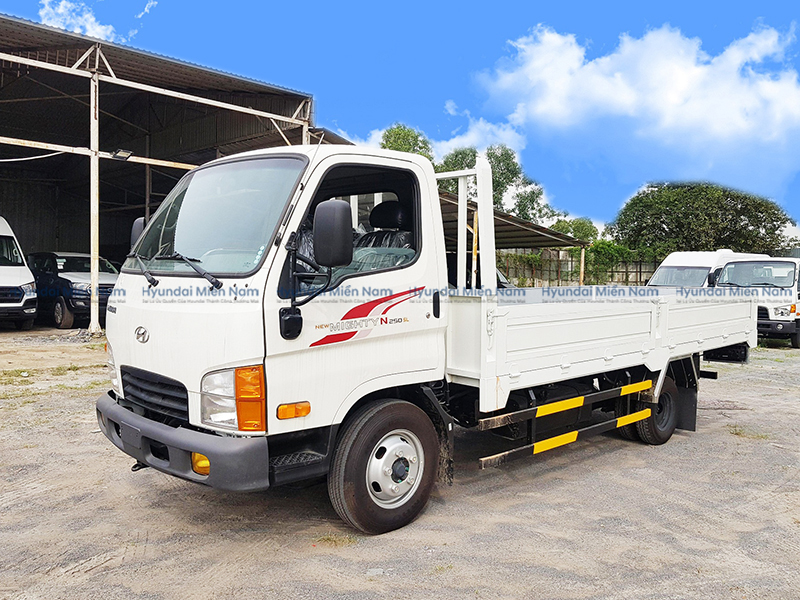 Xe Tải Hyundai New Mighty N250sl Thùng Lửng 2.5 Tấn Thùng Dài 4m3 (3)