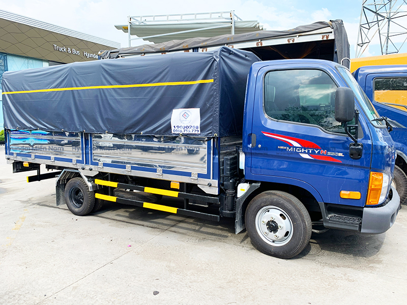 Xe Tải Hyundai New Mighty N250sl Thùng Mui Bạt 2.5 Tấn Thùng Dài 4m3 (8)