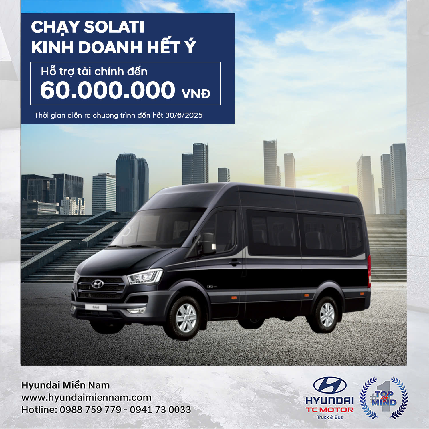 Gia xe Hyundai Solati thang 6