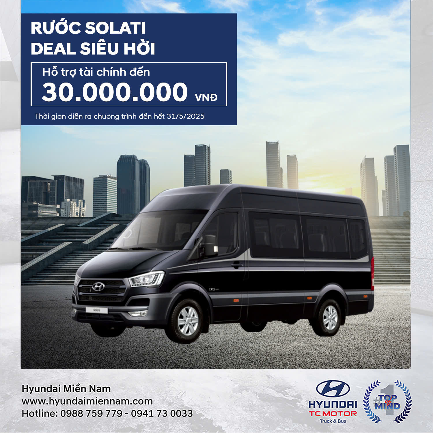 Hyundai Solati giam gia thang 6