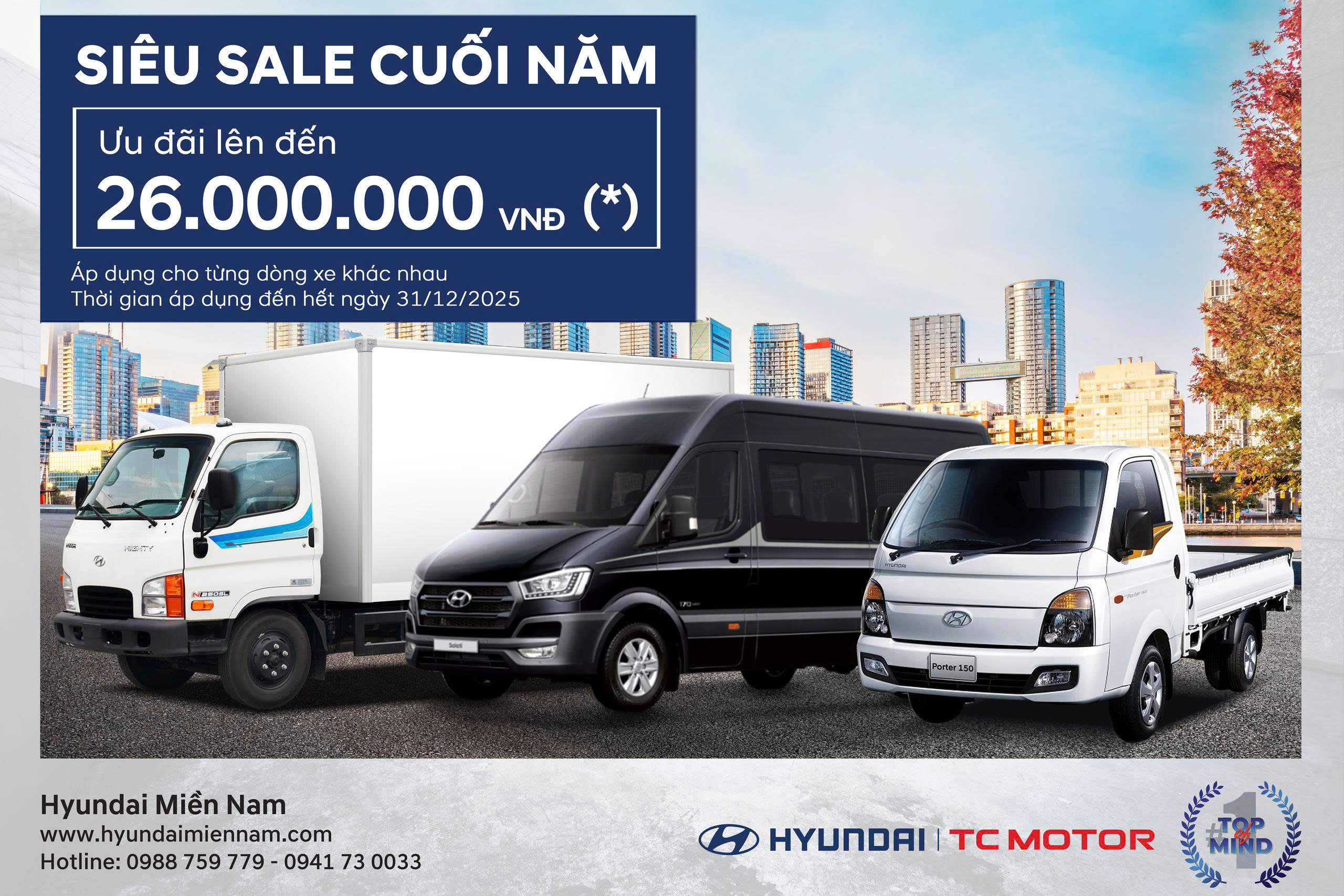 Uu dai mua xe Hyundai thang 12 2