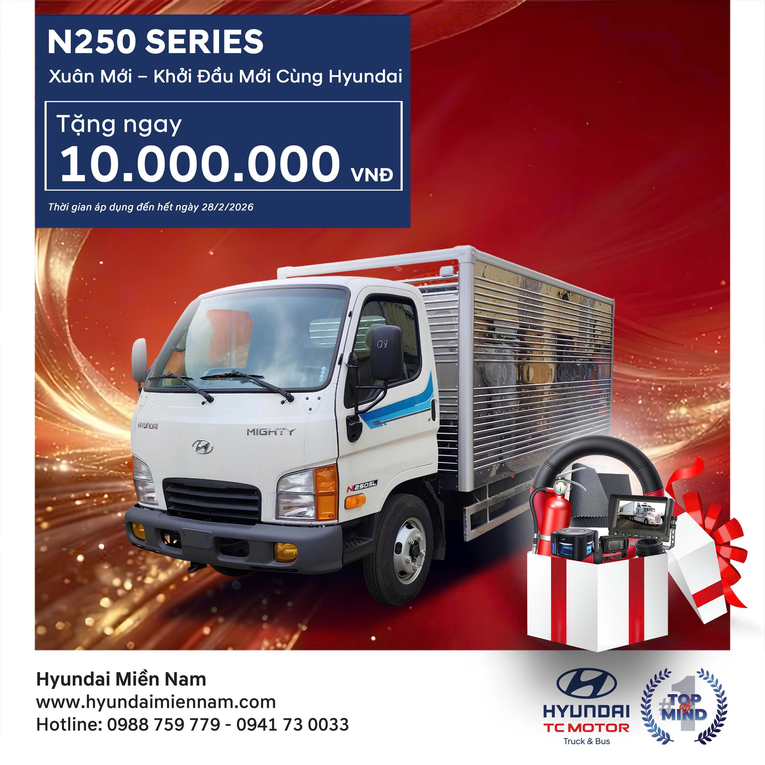 uu dai khai xuan 2026 tai Hyundai Mien Nam 1