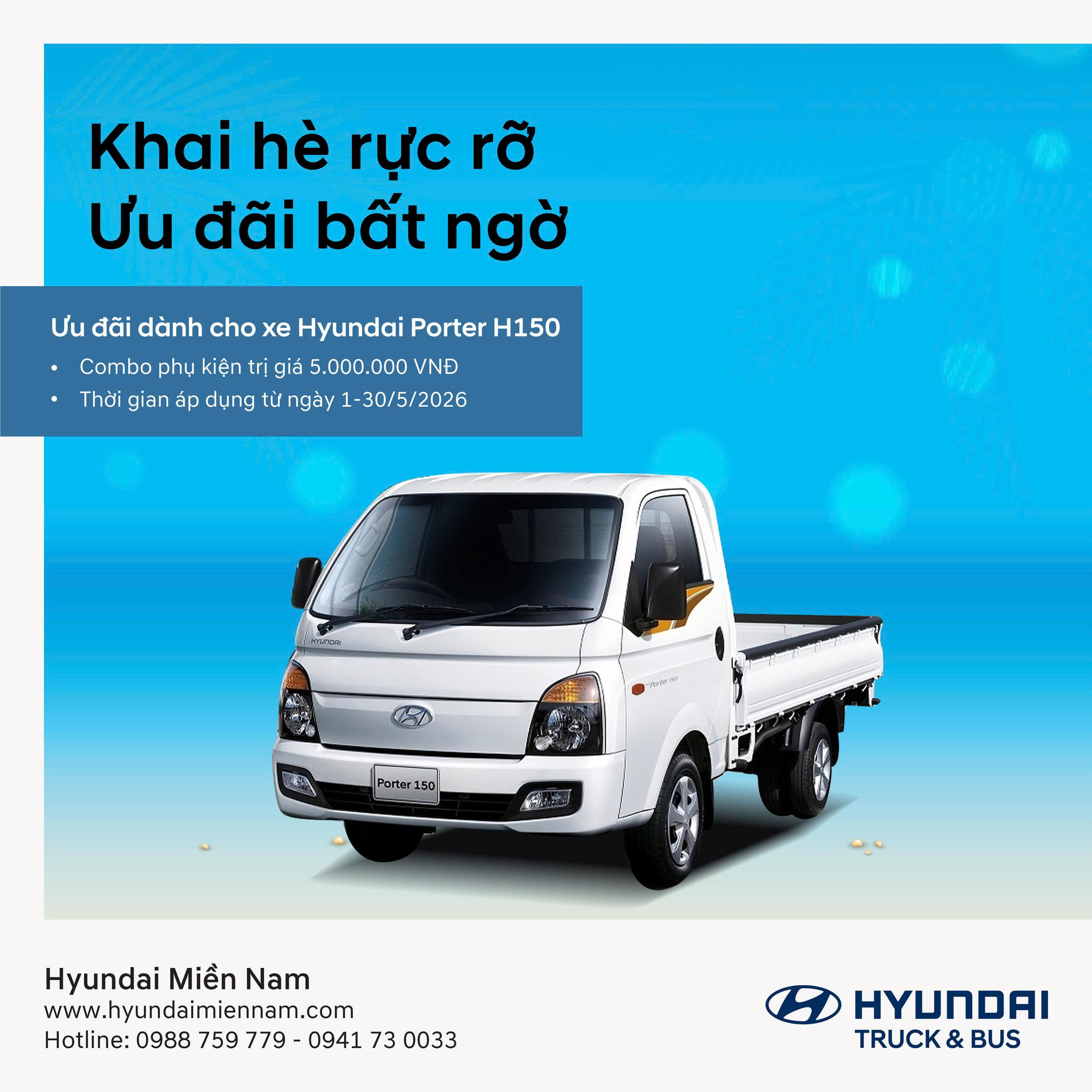 Gia xe Hyundai thang 5 va uu dai tai Hyundai Mien Nam 1